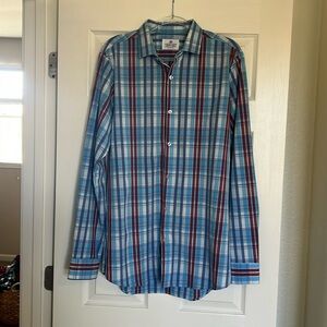 Like new Mizzen + Main men’s button up shirt